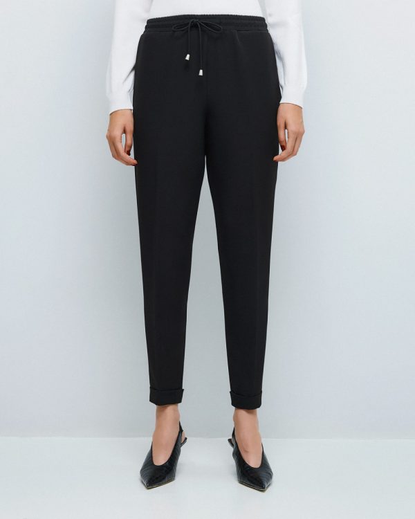 Pants with elastic waistband - Access Fashion - Image 6