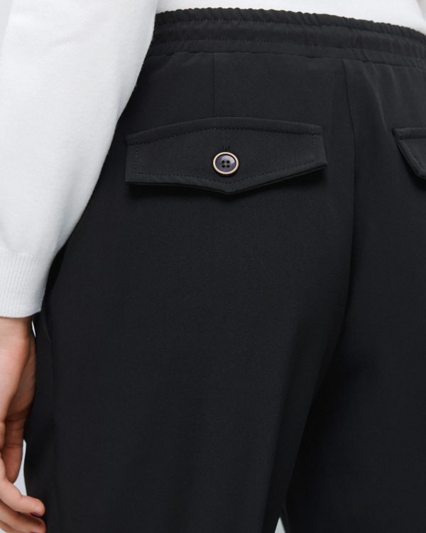 Pants with elastic waistband - Access Fashion - Image 9