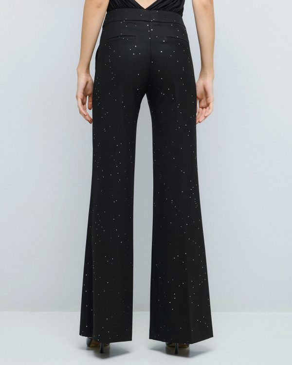Wide-leg pants with sequins - Access Fashion - Image 3