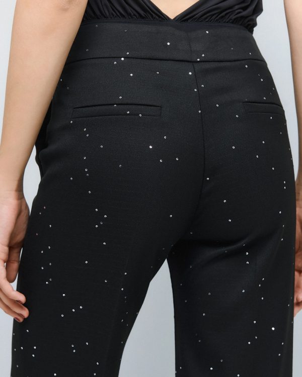 Wide-leg pants with sequins - Access Fashion - Image 4