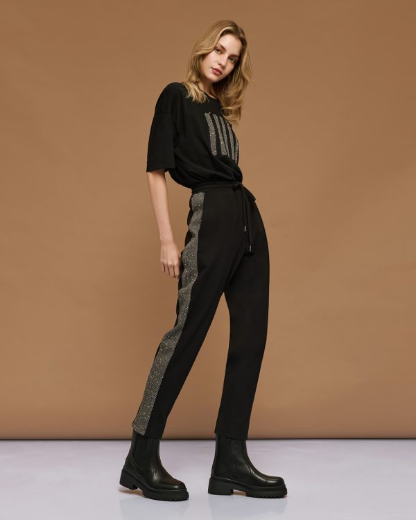 Pants with side details - Access Fashion