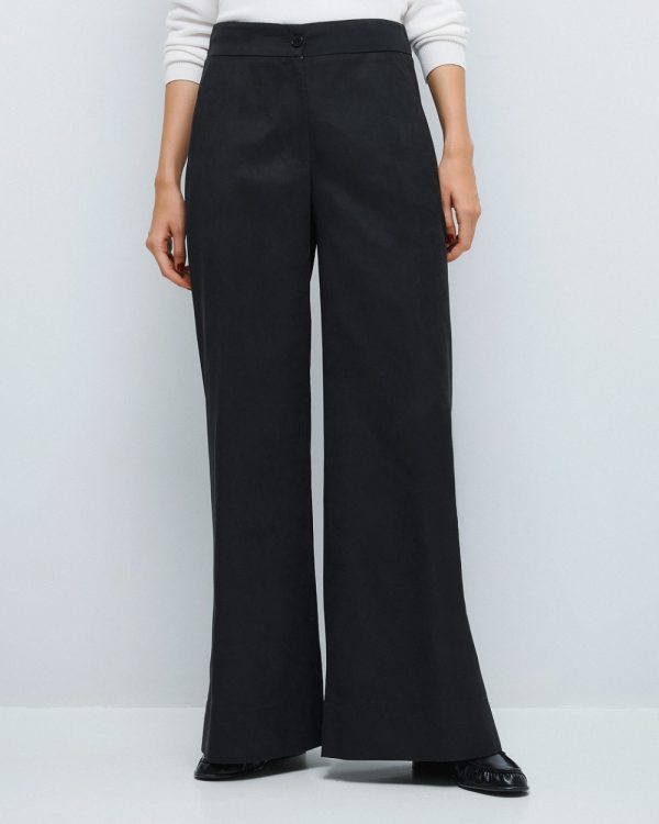 Pants with elastic back waistband - Access Fashion - Image 6