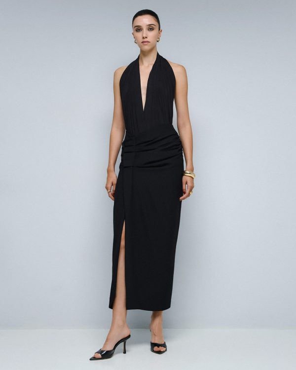 Maxi skirt with gathered details - Access Fashion