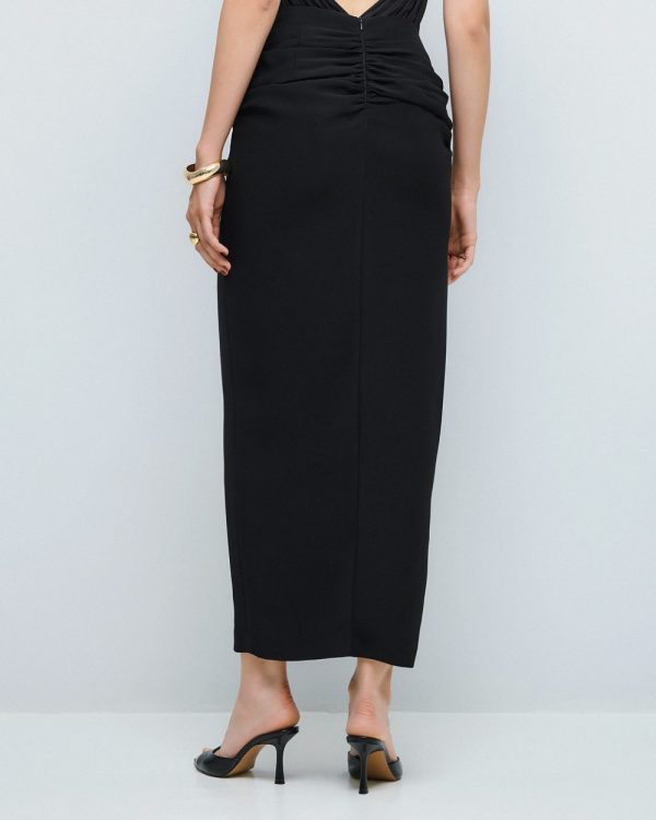 Maxi skirt with gathered details - Access Fashion - Image 3