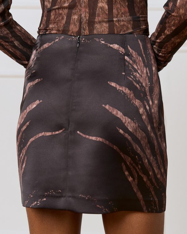 Printed mini skirt - Access Fashion - Image 4