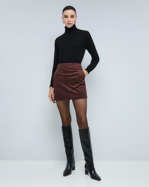 Suede mini skirt - Access Fashion - Image 4
