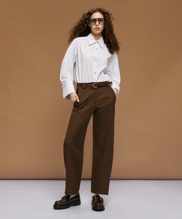 Striped shirt with wide cuffs - Access Fashion - Image 2