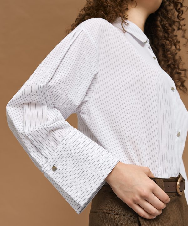 Striped shirt with wide cuffs - Access Fashion - Image 5
