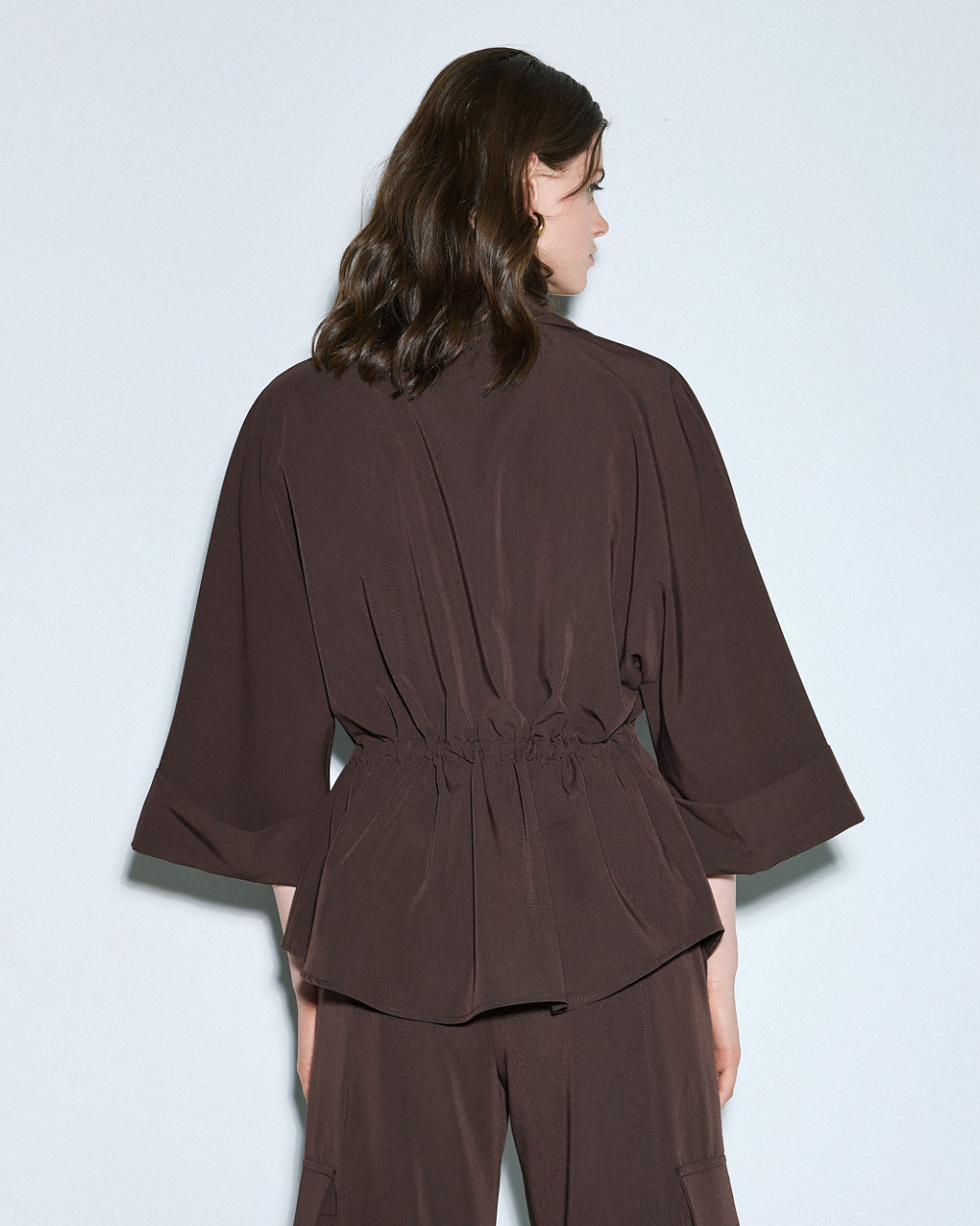 Brouska - 54-7601-197 Shirt with drawstring waist - Access Fashion - Image 8