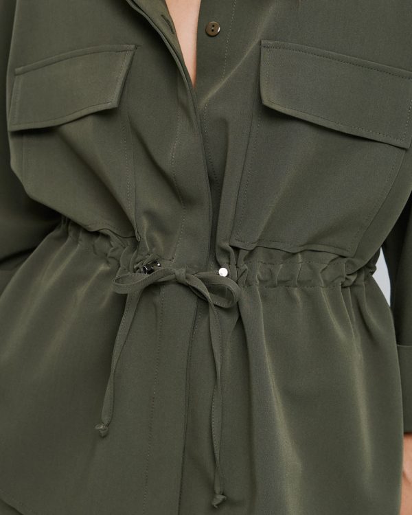 Shirt with drawstring waist - Access Fashion - Image 4