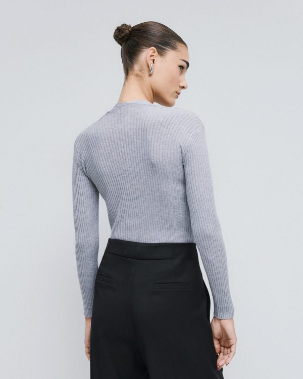 Knitted long-sleeve blouse - Access Fashion - Image 9