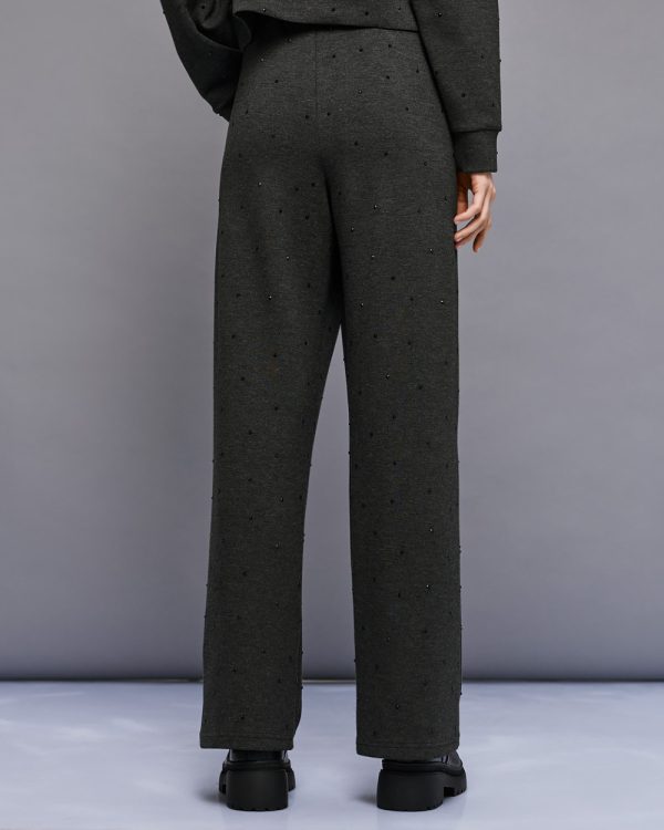 Sweatpants with rhinestones - Access Fashion - Image 4