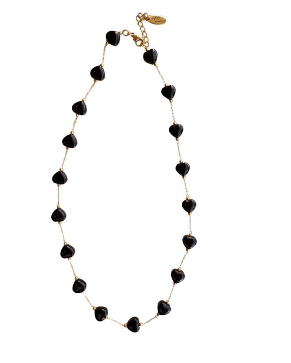 Short necklace with hearts - Ifigenia Loukou
