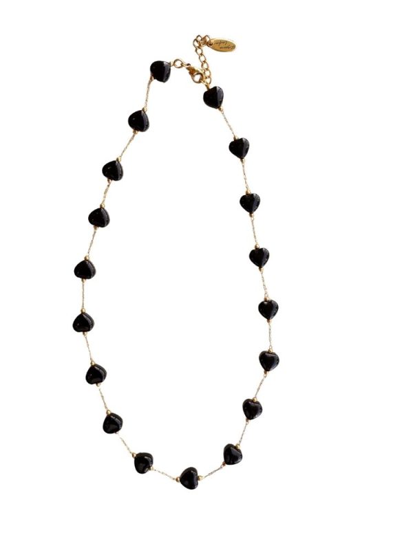 Short necklace with hearts - Ifigenia Loukou
