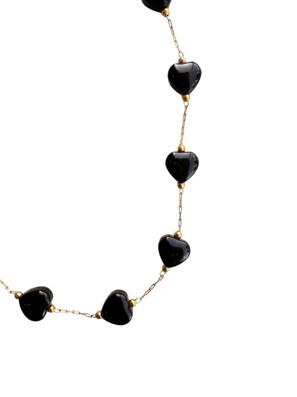 Short necklace with hearts - Ifigenia Loukou - Image 3