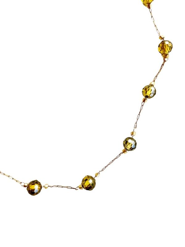 Short crystal necklace - Ifigenia Loukou - Image 2