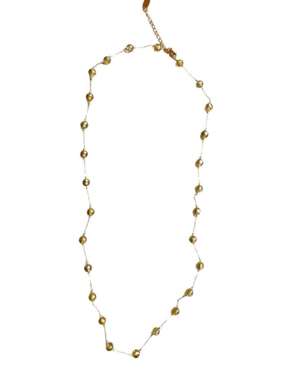 Long crystal necklace - Ifigenia Loukou