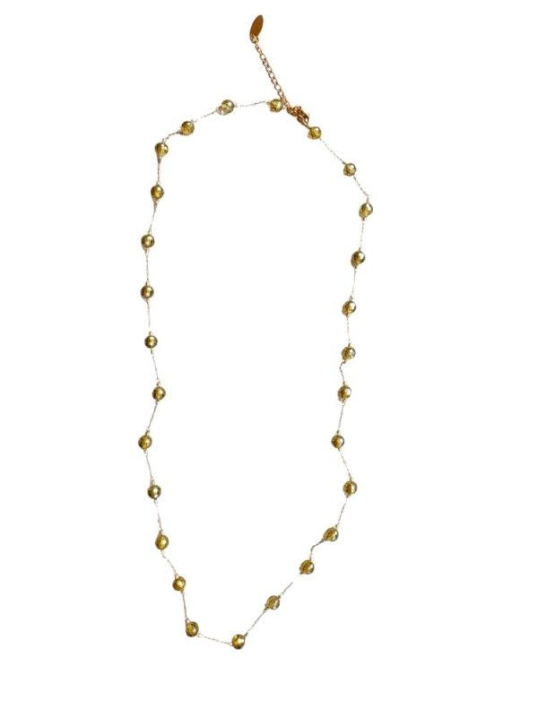 Long crystal necklace - Ifigenia Loukou