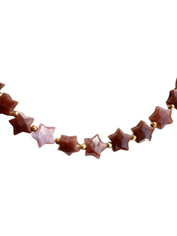 Jade star necklace with hematite - Ifigenia Loukou - Image 2