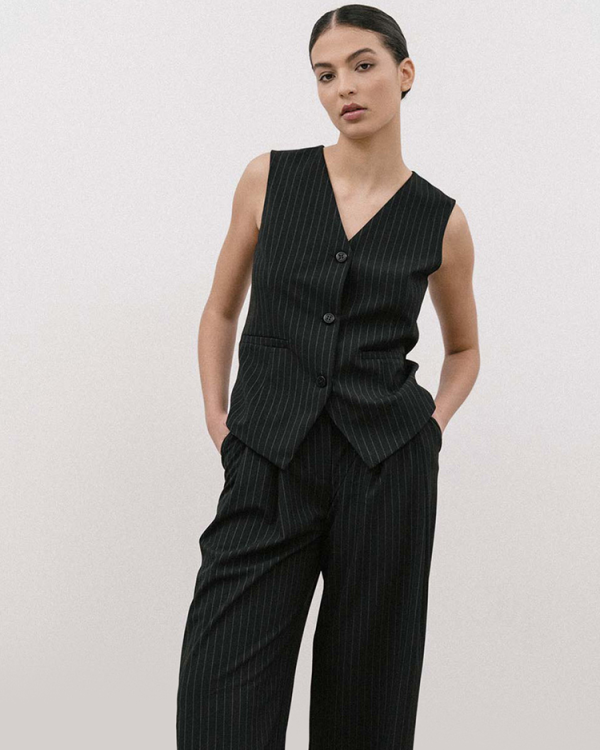 Liana pinstripe vest - 4Tailors