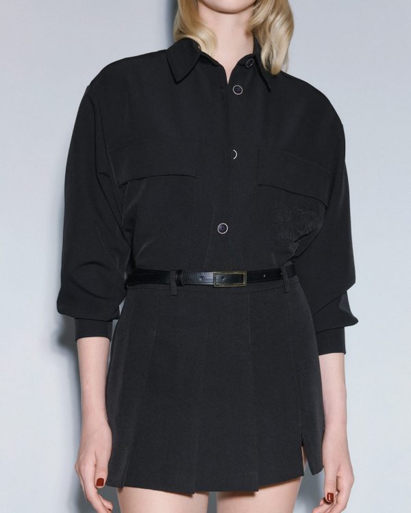 Belt with a rectangular buckle - Access Fashion