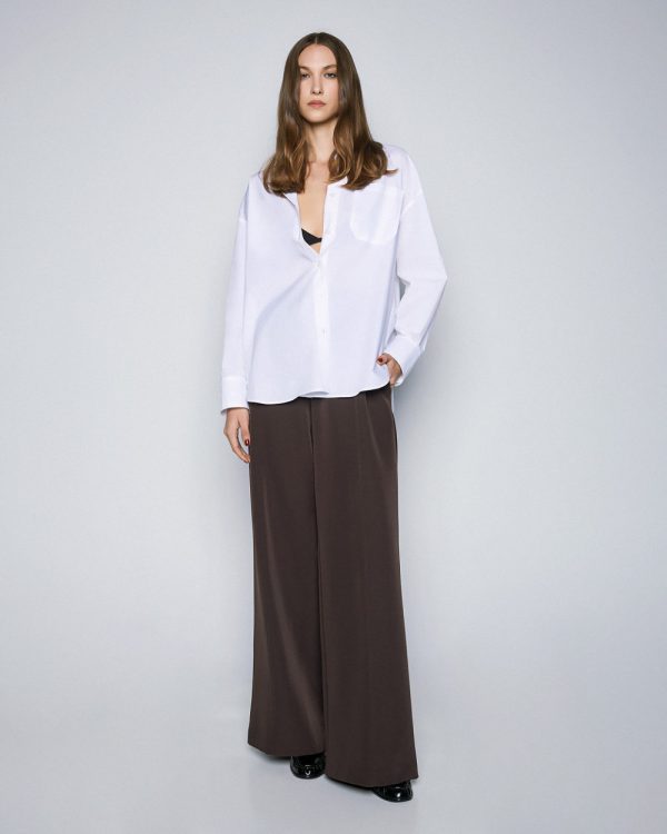 Pants with elastic waistband and pockets - Access Fashion
