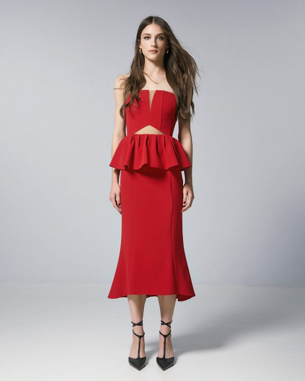 Midi godet skirt - Access Fashion