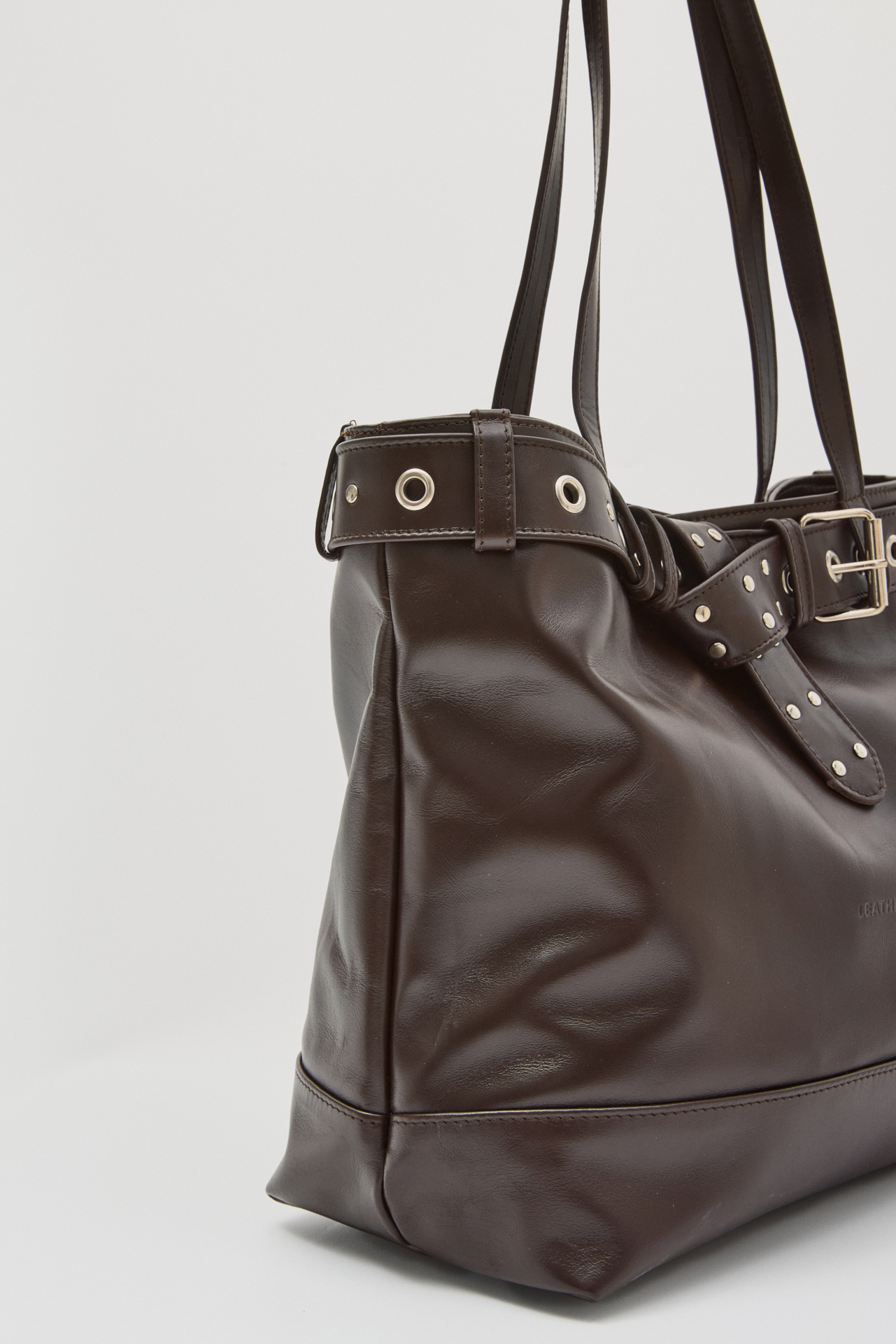 Brouska - LTW25-2603 Leather studded tote bag - Leather Twist - Image 2