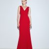 Maxi dress with a v-neckline - Access Fashion