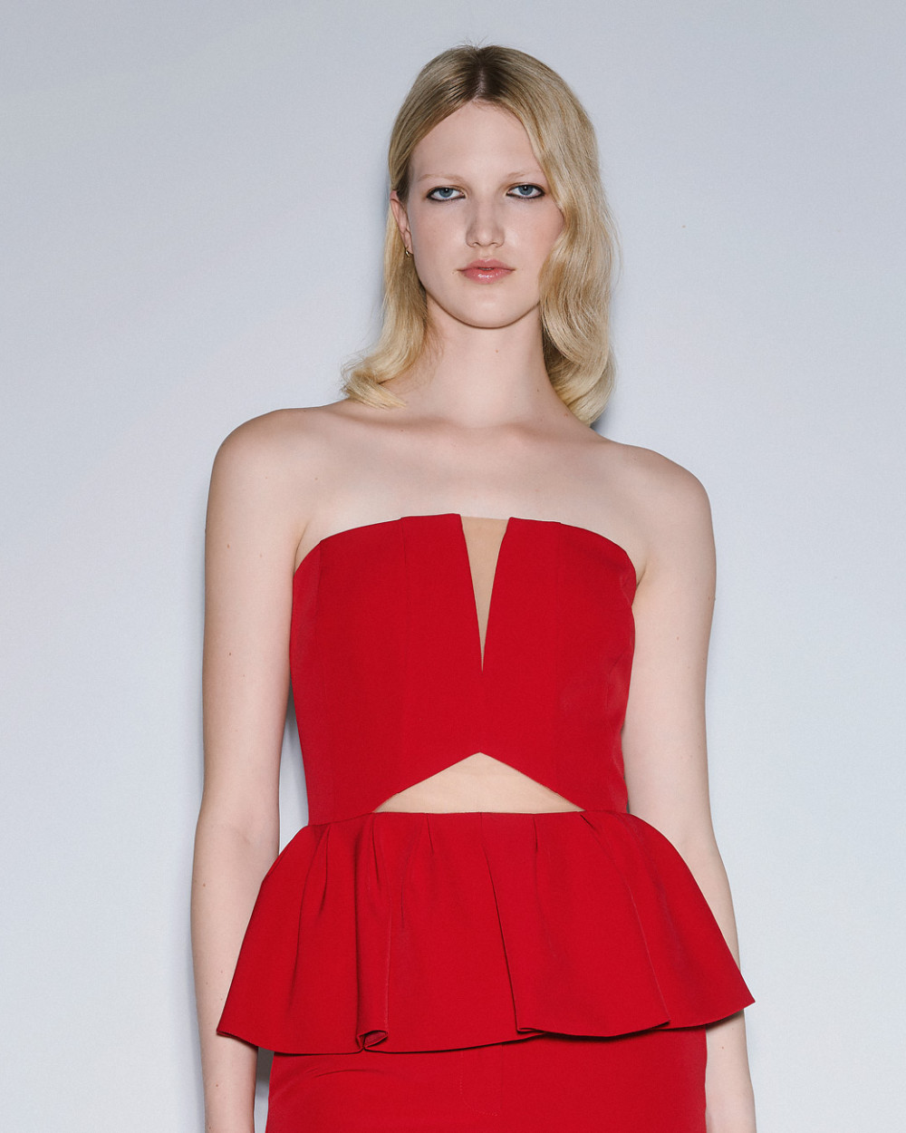 Brouska - 54-2027-168 Top with ruffles and a cut-out - Access Fashion - Image 6