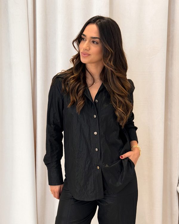 Button-Up textured long-sleeve shirt -  Innocent