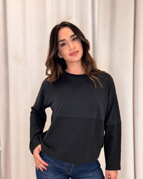 Semi-Sheer blouse with  long sleeve - Innocent