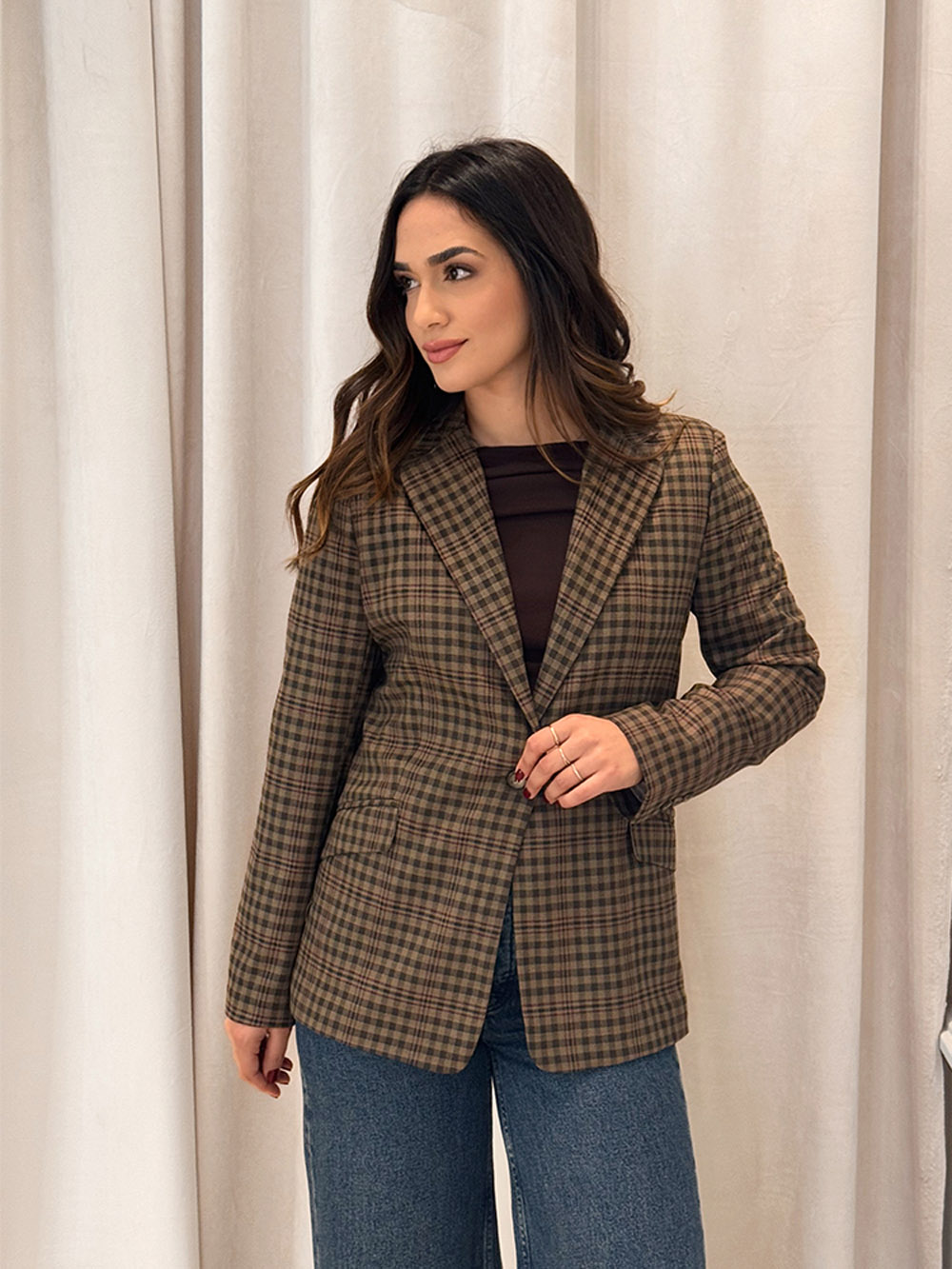 Brouska - INW25-9507 Checked blazer - Innocent