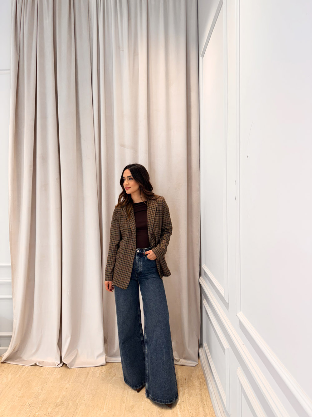 Brouska - INW25-9507 Checked blazer - Innocent - Image 2