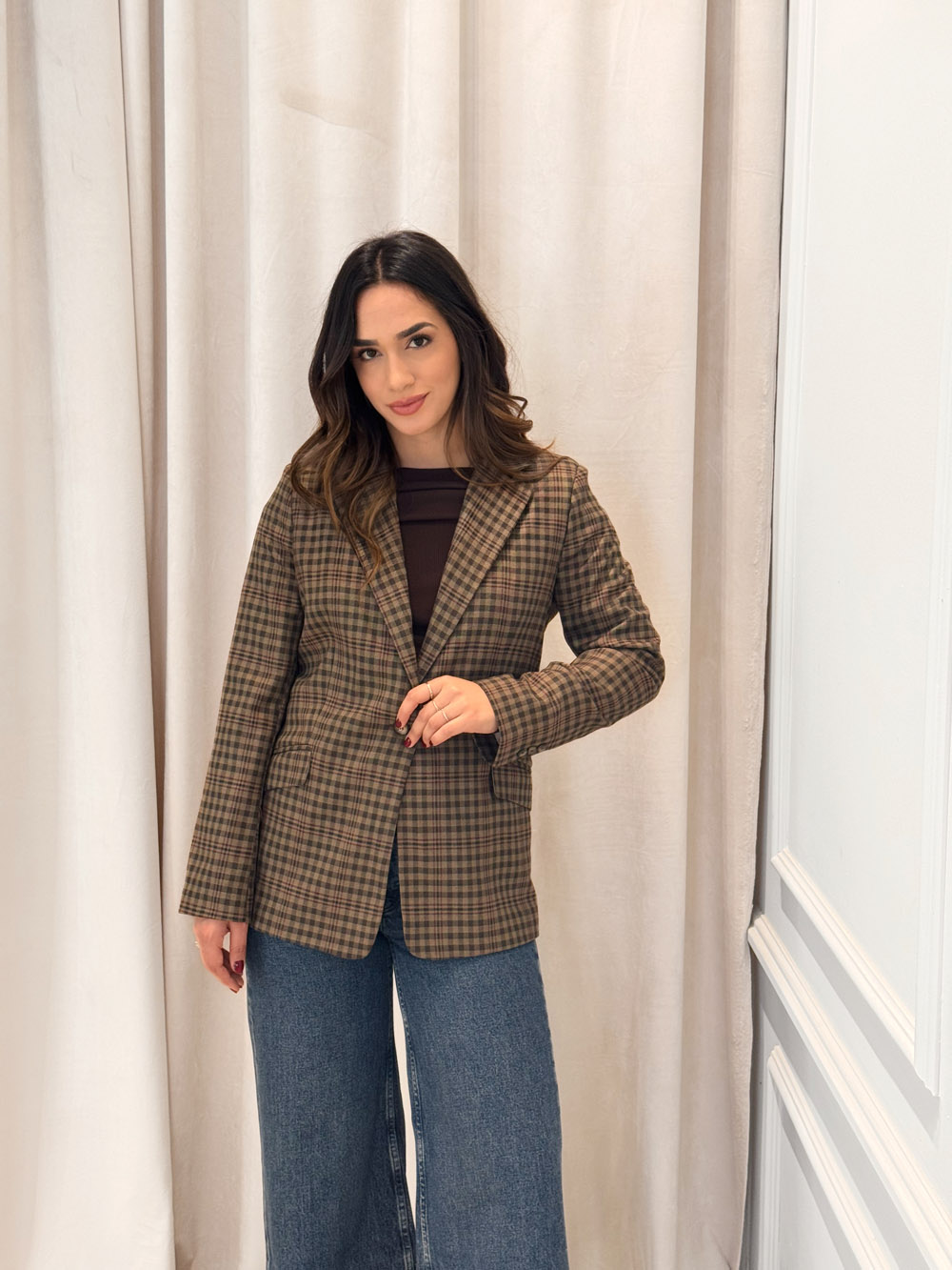 Brouska - INW25-9507 Checked blazer - Innocent - Image 4