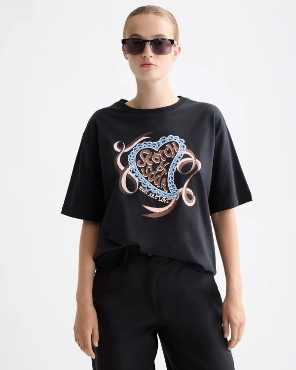 Heart graphic t-shirt - Scotch & Soda