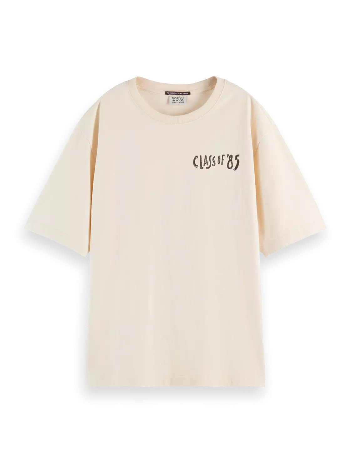 Brouska - SQW25-U9A00893T Class of ''85'' graphic t-shirt - Scotch & Soda - Image 4