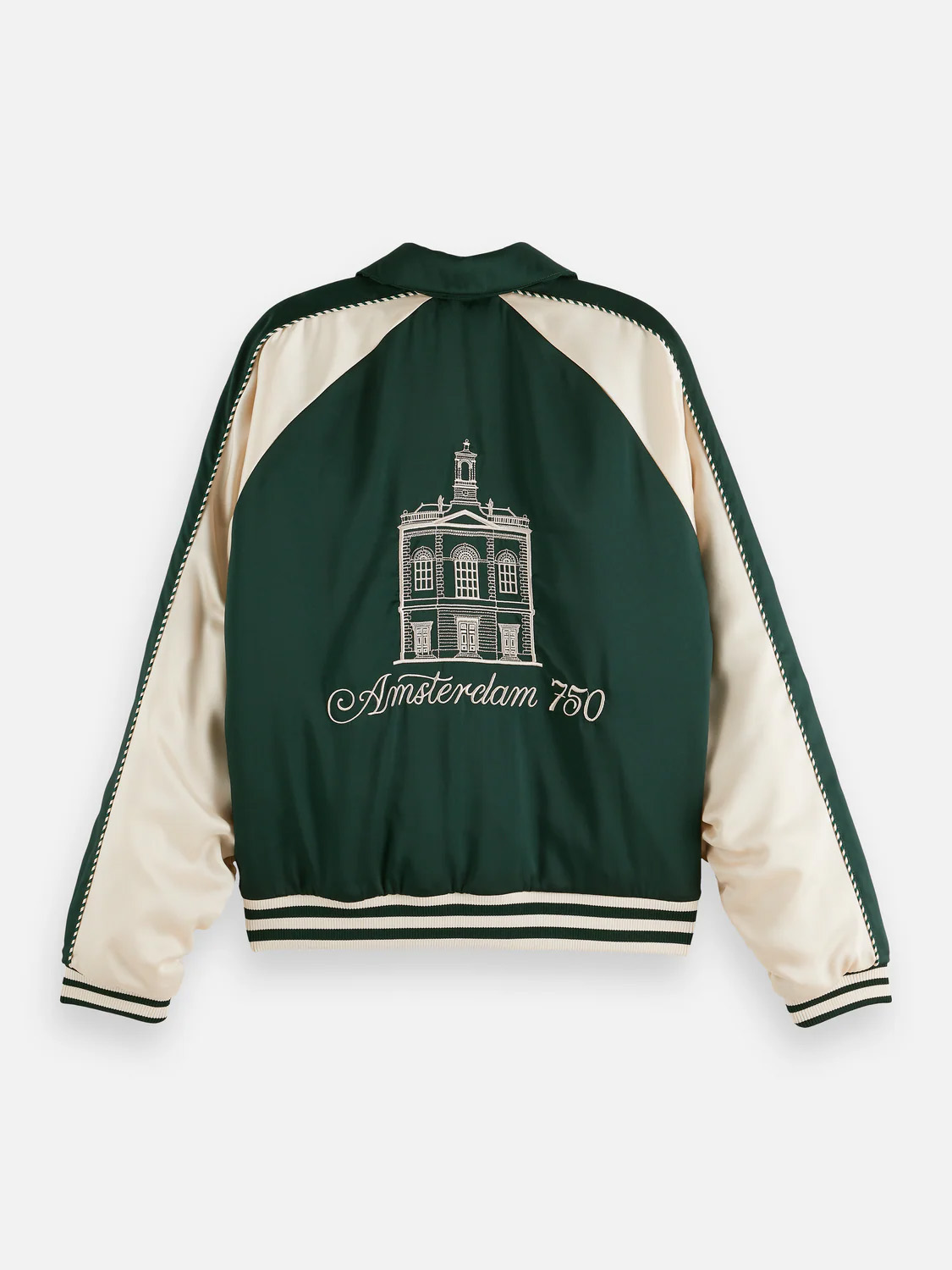 Brouska - SQW25-U9G00920T Reversible embroidered bomber jacket - Scotch & Soda - Image 6