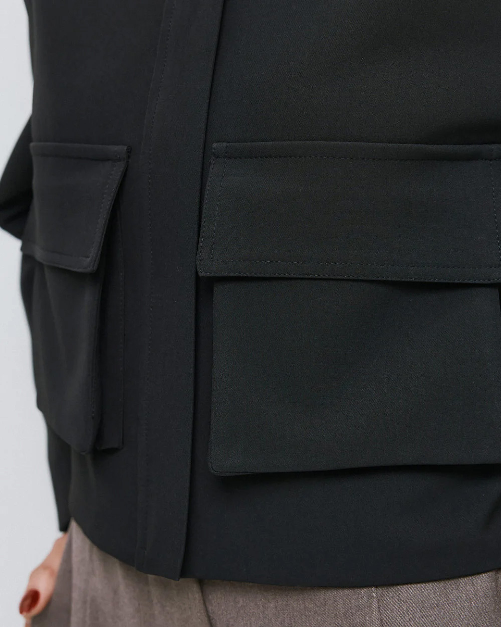 Brouska - 54-1020-387 Cropped jacket with pockets - Access Fashion - Image 5