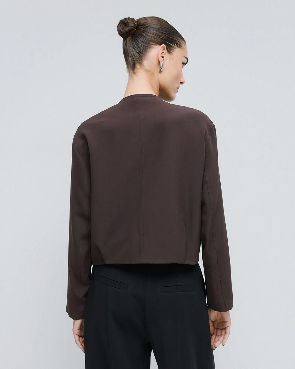 Brouska - 54-1020-387 Cropped jacket with pockets - Access Fashion - Image 9