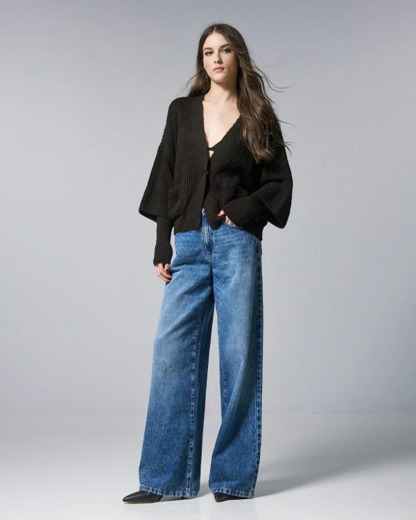 Knitted cardigan with extra sleeves - Access Fashion