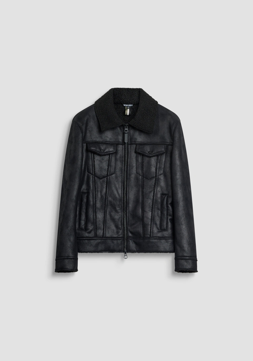 Brouska - AMW25-MMCO00940 Regular fit jacket in soft effect fabric - Antony Morato - Image 5