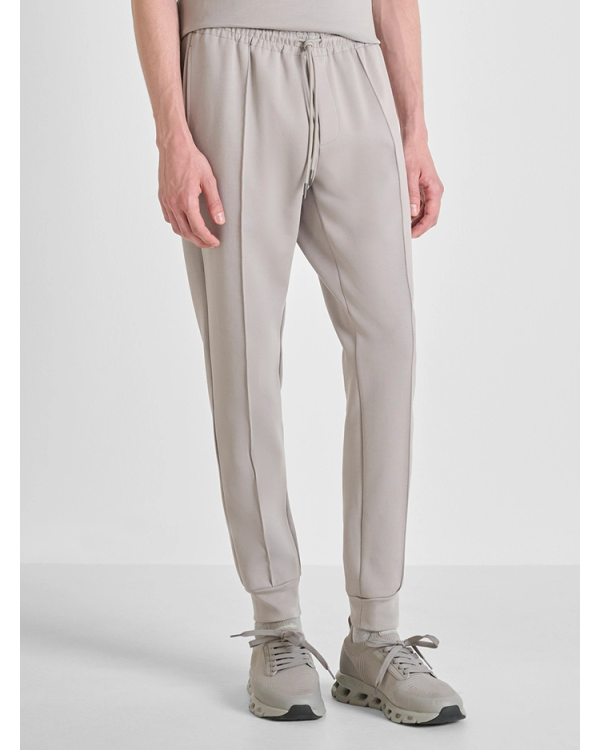 Carrot fit fleece trousers in cotton blend - Antony Morato