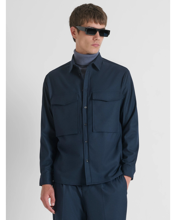 Relaxed fit shirt in viscose blend - Antoni Morato