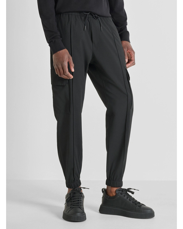Tailored fit trousers in stretch viscose - Antoni Morato