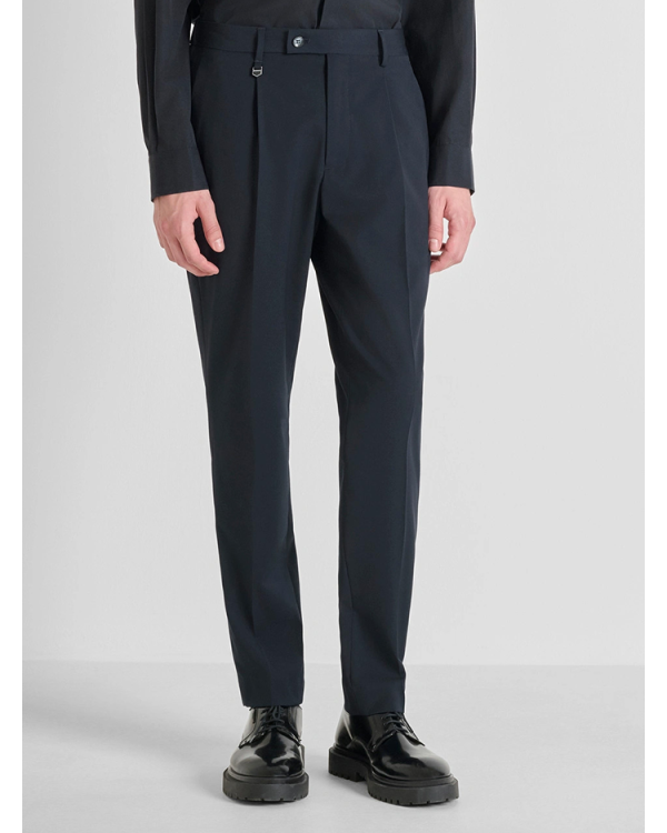 Regular fit trousers in a stretch viscose blend - Antoni Morato
