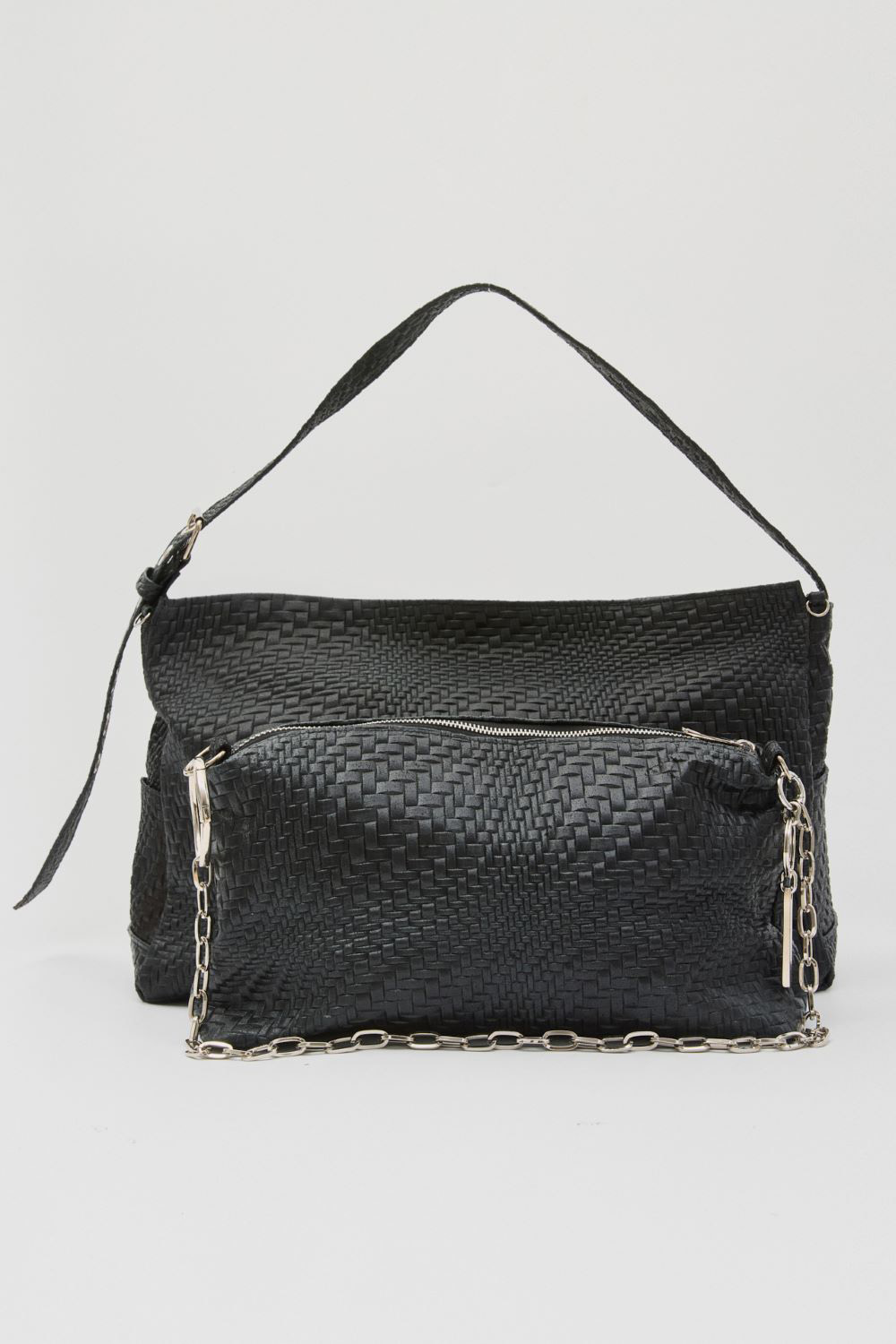 Brouska - LTW25-2605 Threads tote Bag - Leather Twist - Image 8