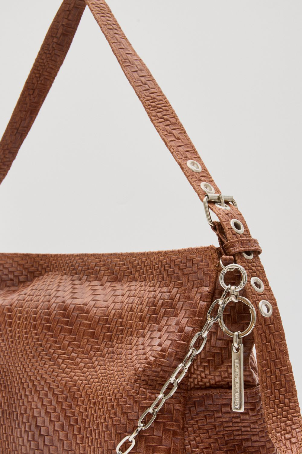 Brouska - LTW25-2605 Threads tote Bag - Leather Twist - Image 5