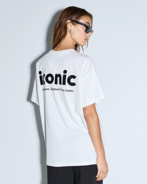 Long embroidered t-shirt - Access Fashion