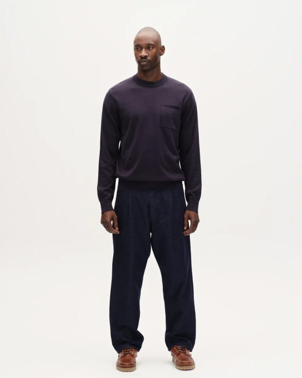 Crew-neck knitwear with chest pocket - Gabba